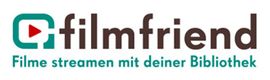 Textmarke mit dem Schriftzug Filmfriend – Filme streamen in deiner Bibliothek