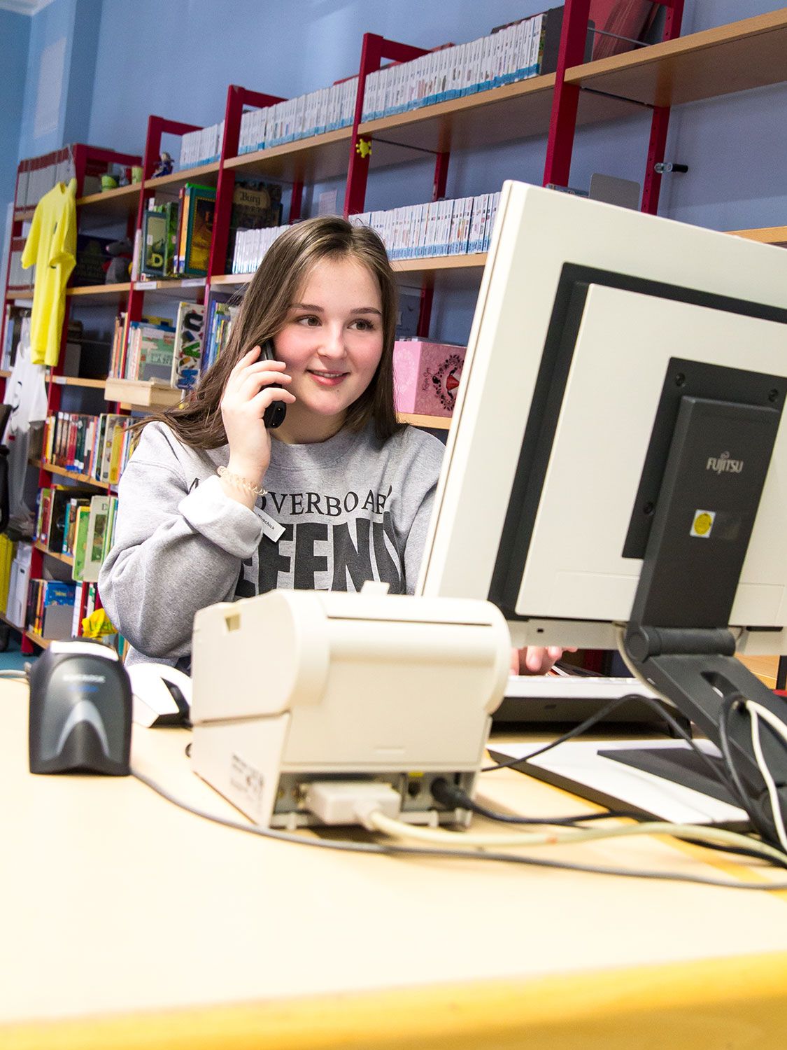 telefonische Verlängerung der Leihfrist