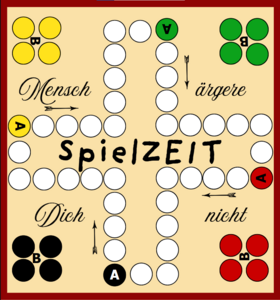Mensch ärgere dich nicht-Spielbrett